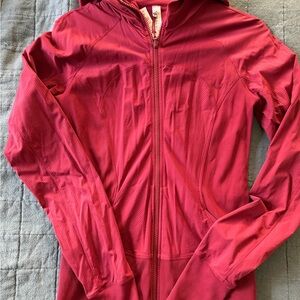 Lululemon women’s Red Hooded Jacket